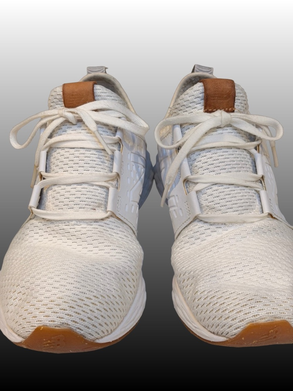 New Balance Fresh Foam CruzV1 Reissue White Gum Casual Comfy Sneaker Womens 9.5 - Picture 6 of 8